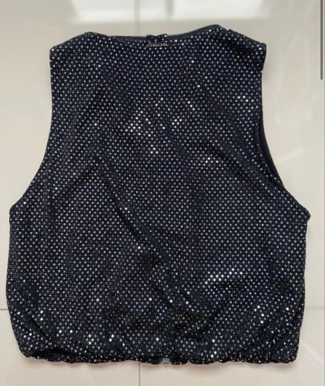 cropped colete preto - john john - Foto 2