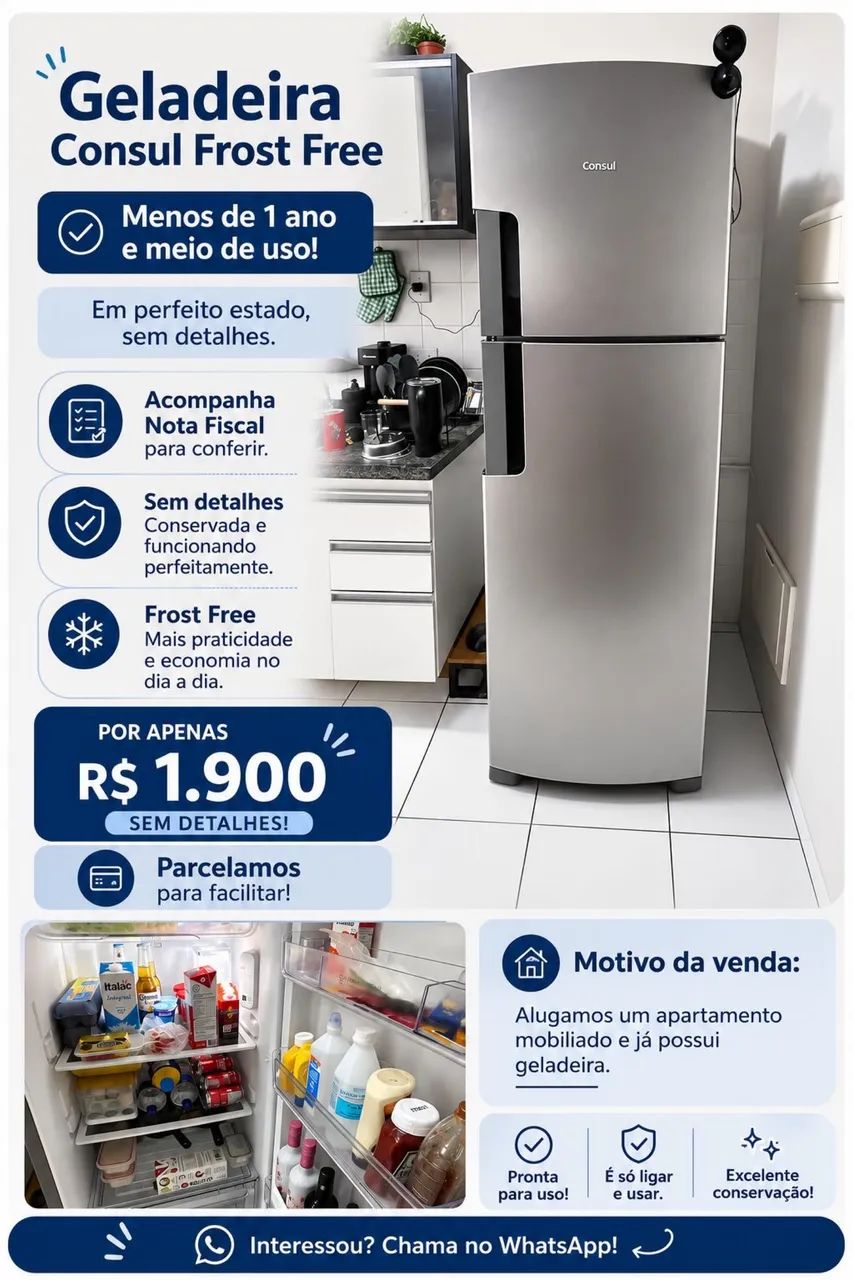 GELADEIRA CONSUL 