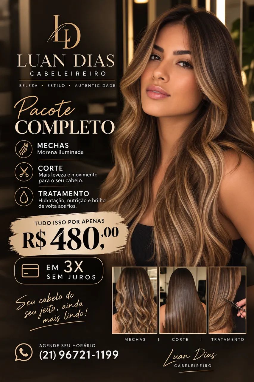Cabeleireiro (a domicílio)