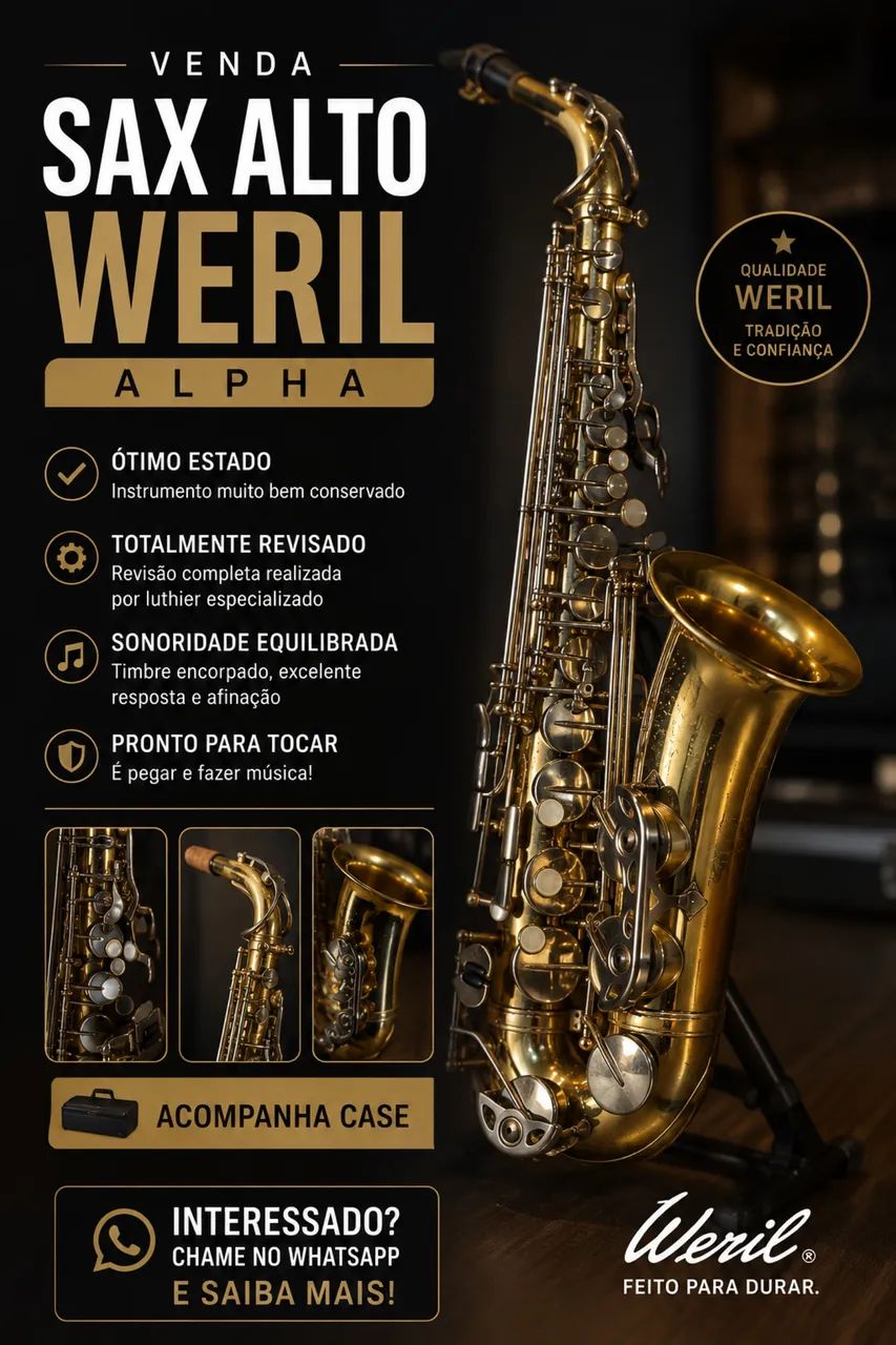 Sax Alto Weril Alpha