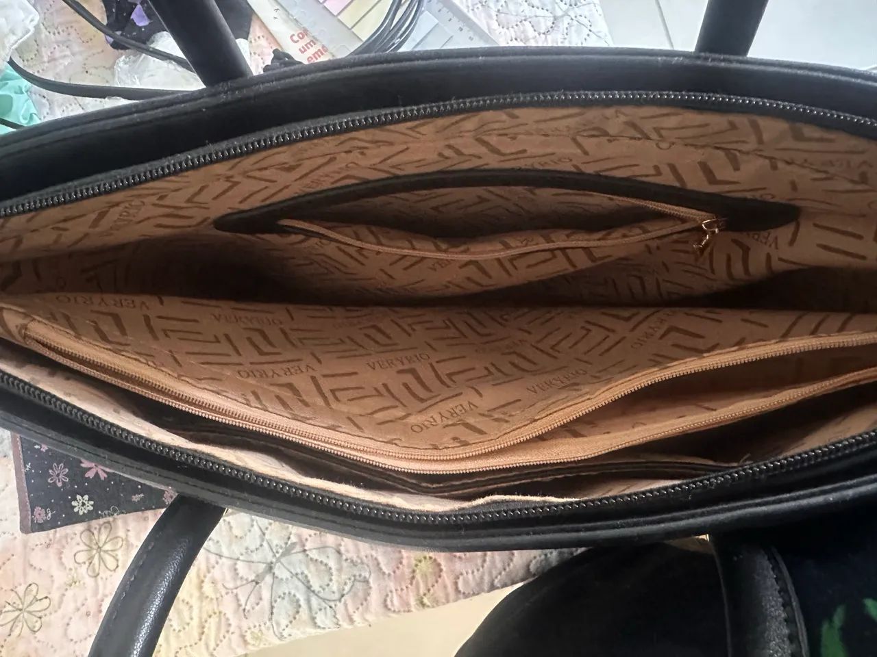 Bolsa feminina preta grande - Foto 3