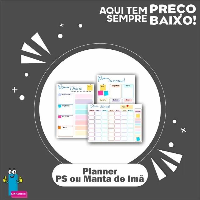 Planner Personalizado - Seu dia a dia mais organizado e produtivo. - Foto 3