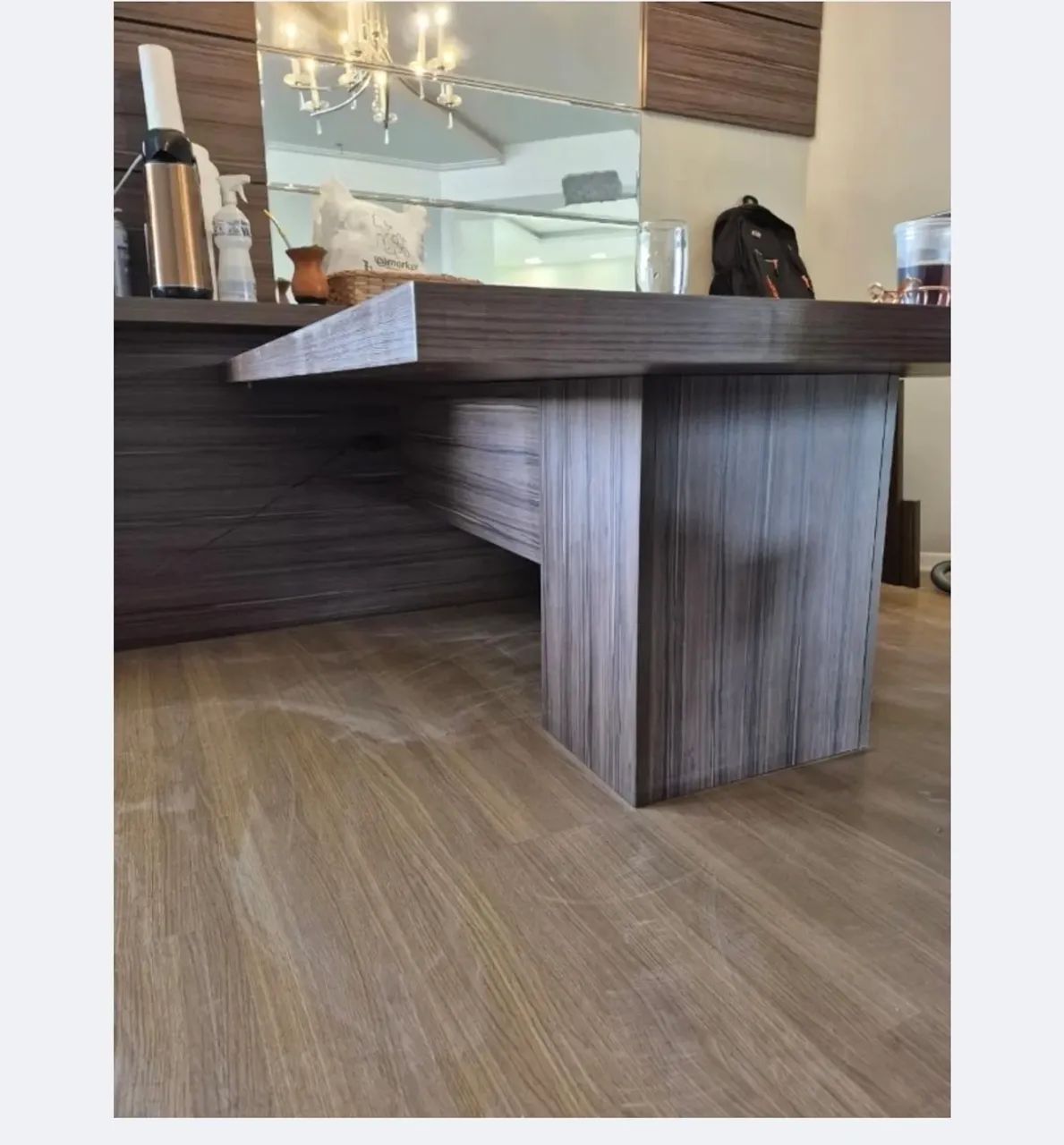Vendo Mesa com 6 cadeiras +painel +espelho - Foto 2