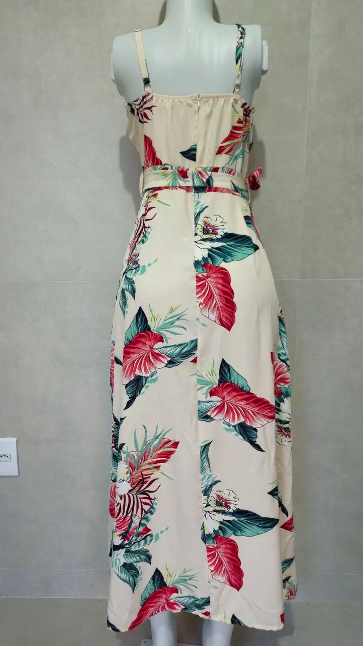 Vestido longo floral  - Foto 3