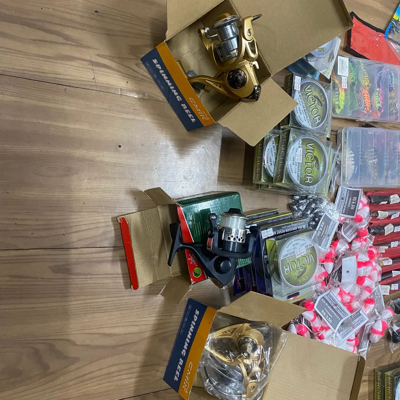 Vendo produto de pesca novos preço da nota - Foto 3