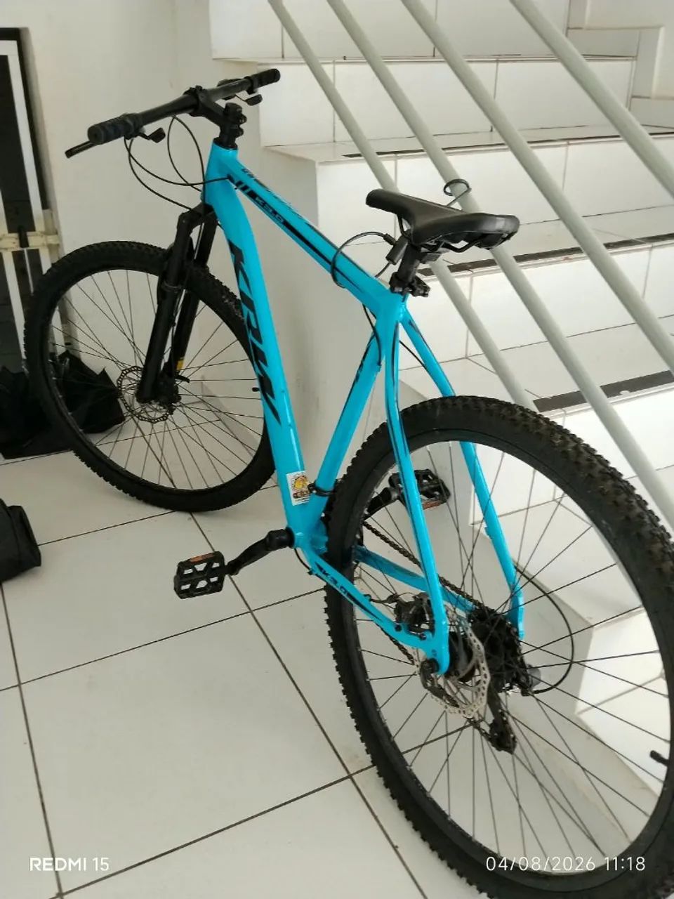 Bicicleta semi nova pouco tempo de uso  - Foto 3
