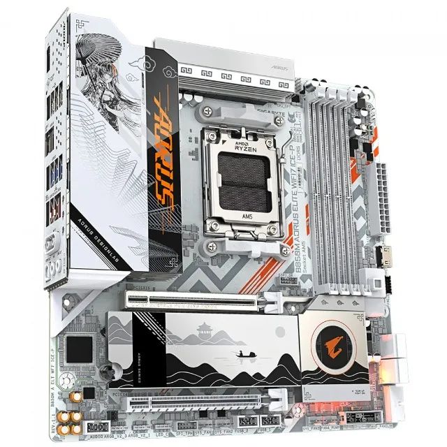 Placa mãe B850M Aorus Elite WiFi7 ICE-P - Foto 4
