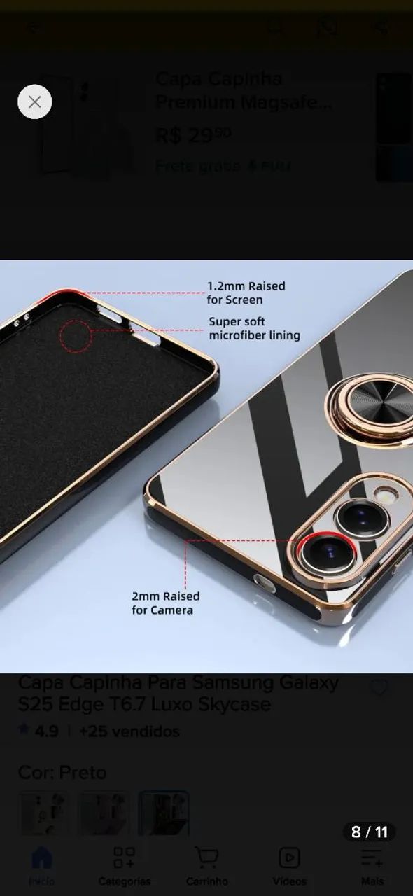 Capa celular Smsung Edge 2025 - Foto 4