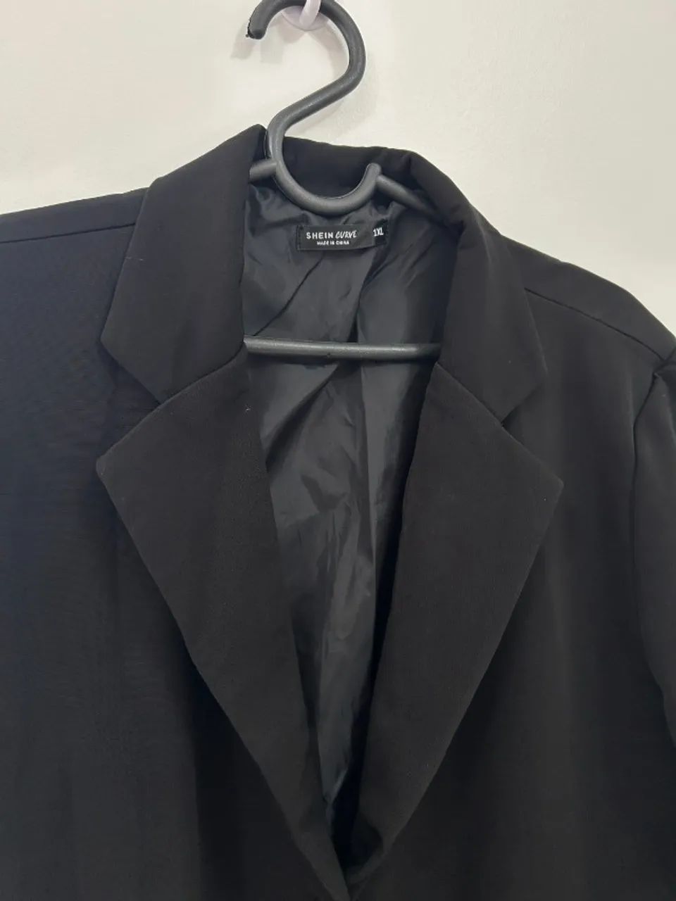 blazer preto shein curve - Foto 2