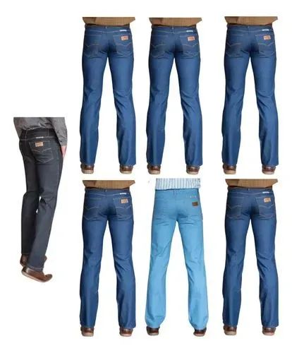 Kit 5 calça jeans masculina 