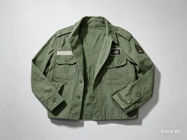 Jaqueta Estilo Militar Verde - Tamanho P - Foto 2