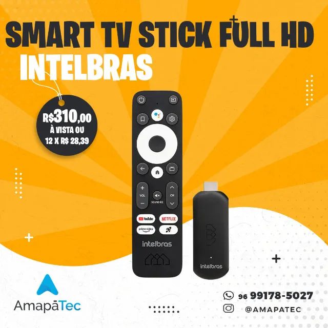 Smart Tv Stick Full Hd Intelbras
