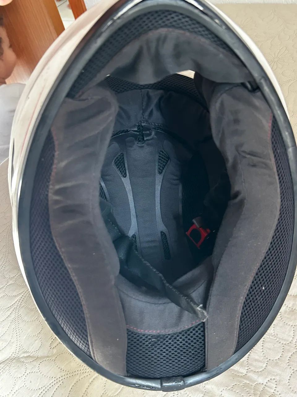 Capacete HELT POLAR  58 Branco viseira camaleão  - Foto 4