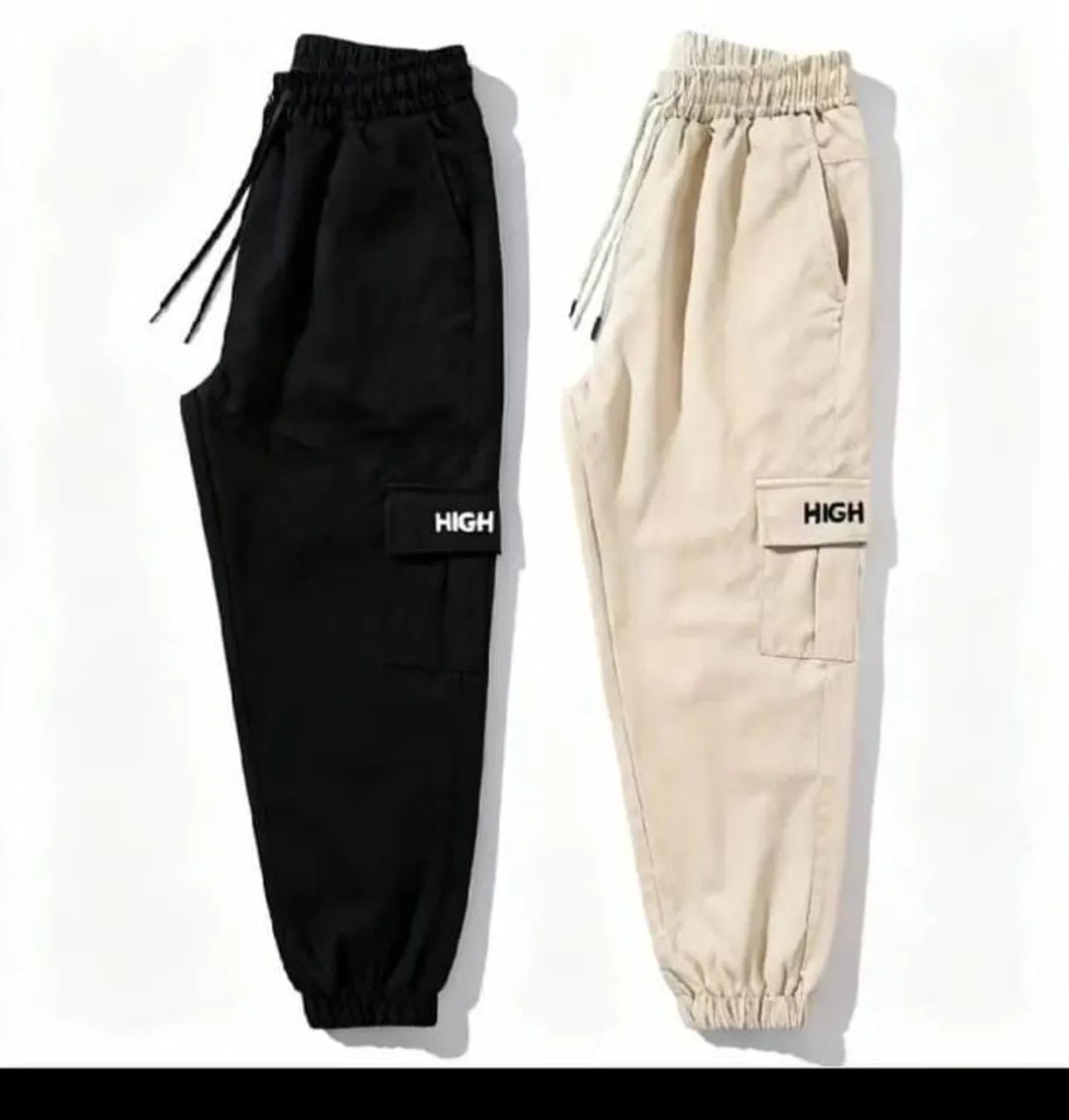 Calças jogger HIGH do p ao gg mas informações ZAP *40 - Foto 2