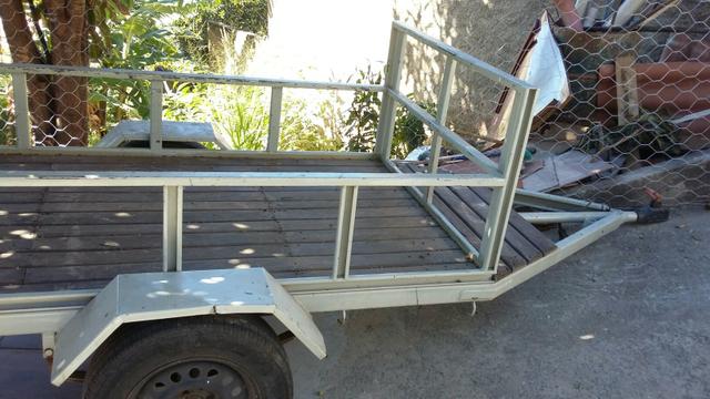 Vendo carretinha reboque. divido no cartão - Foto 4