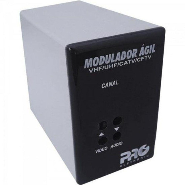 Modulador Ágil Rf Para Áudio E Vídeo Rca Av