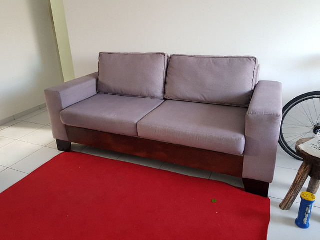 ABAIXOU!!! Vendo Sofá 3 lugares em tecido Sued