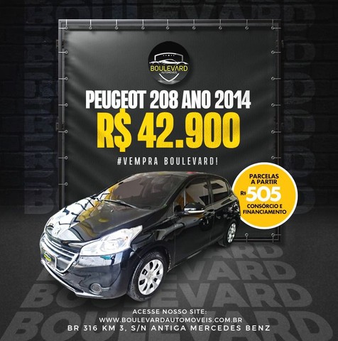 PEUGEOT 208 GRIFFE 2014 42.900 FALAR COM MARCELE HACAGSG