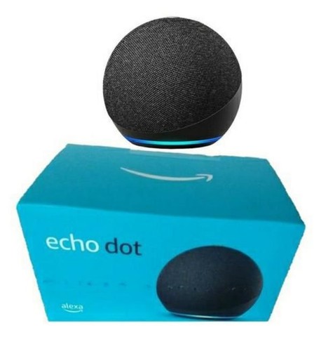 Echo Dot 4th Gen com asistente virtual Alexa charcoal 110V/240V