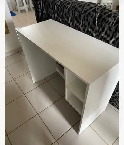 Mesa Nails com suporte lateral (Mesa gio nicho)