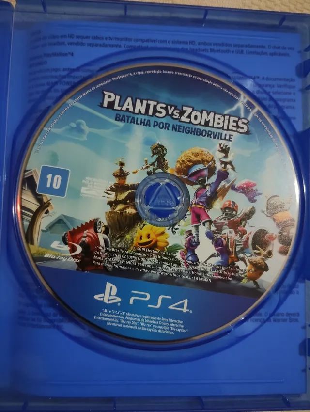 Plants vs zombies: a batalha do vizinho ps4 jogos playstation 4