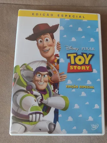 Coleção com 5 Filmes Infantis em Dvd Toy Story e Monstros Sa