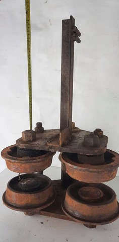 Carrinho para talha ponte rolante roletes para viga i - Foto 3