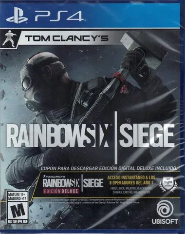 Jogo Ps4 Tom Clancys Rainbow Six Siege Game