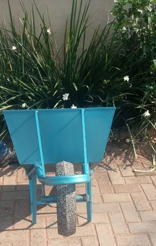 Carrinho de Mao (Pedreiro) Reforçado Chapa 18 - Foto 5