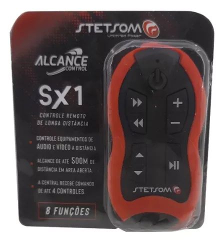 Controle Longa Distancia Stetsom Sx1 500 Metros Universal Som Mp5 Bob Radio Toca cd - Foto 6