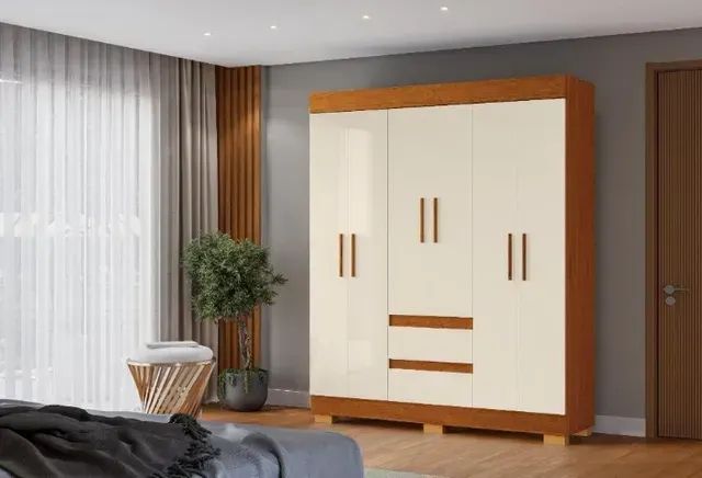 Roupeiro 6 Portas NOVO - Maya - Frete Grátis - Foto 2