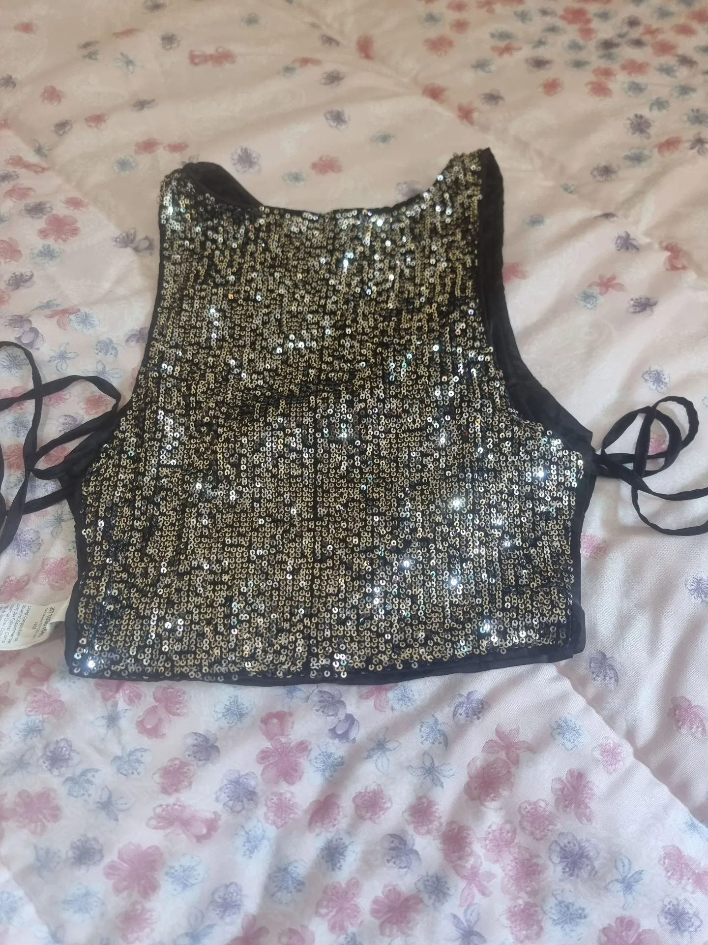 Blusa de Sequins Dourada