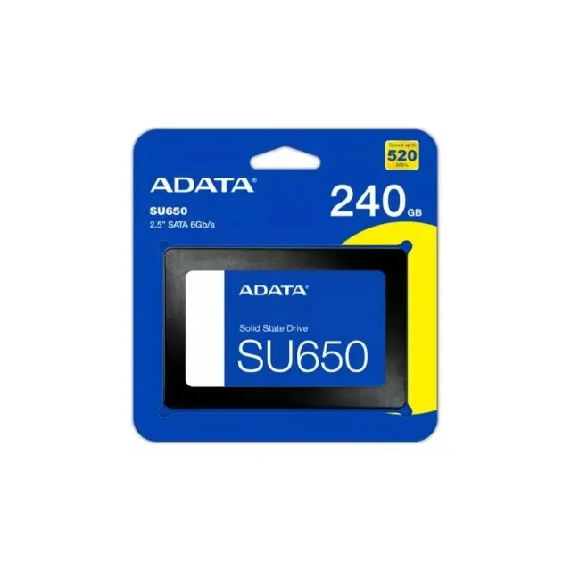 SSD Adata 240 GB SATA 6Gb/s Leitura 520 MB/s Gravação 450 MB/s