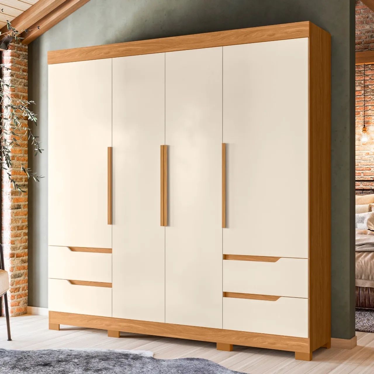 Guarda-Roupa 4 Portas Vivara tt32