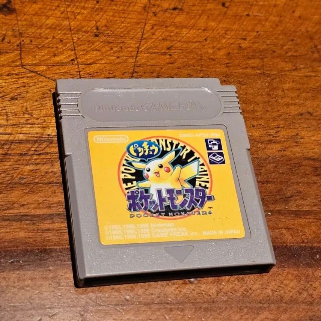 Cartucho Game Boy DMG pokemon yellow japonês original - Foto 2