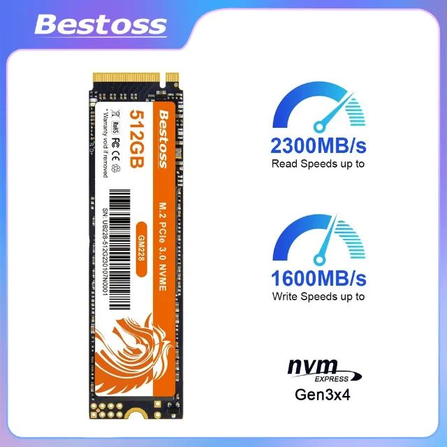 Ssd m.2 NVMe Bestoss 256GB