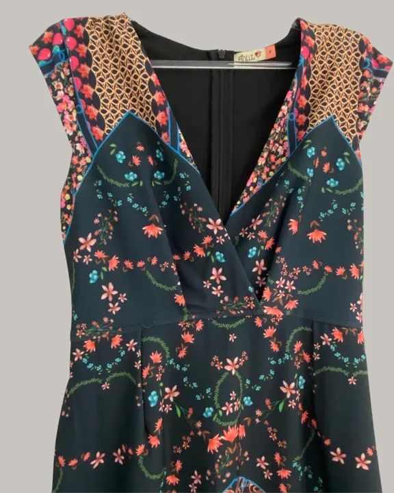 Vestido Floral Estampado Antix - Tamanho P - Foto 3