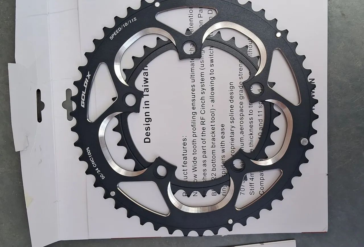 Coroa speed gravel 50/34 110bcd - Foto 5