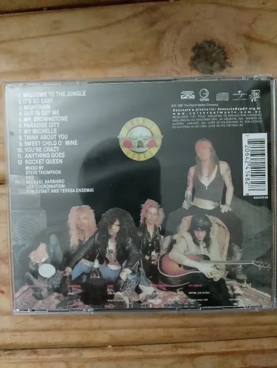 Guns n Roses - Appetite for Destruction - Cd Original  - Foto 4