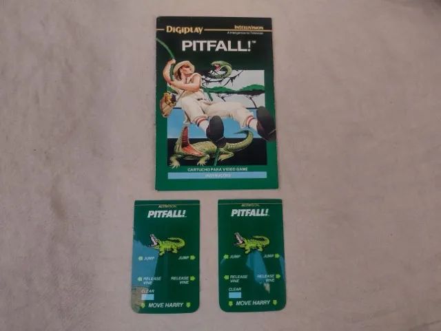 Pitfall Cartucho Original Completo Para Intellivision - Foto 3