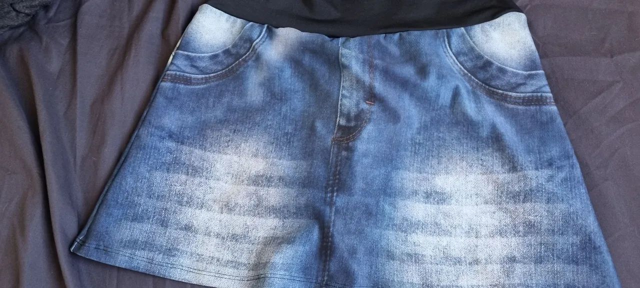 shorts saia imitação jeans hardyn, p - Foto 4