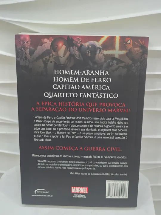 Marvel Guerra Civil - Livro adaptado dos quadrinhos - Foto 2