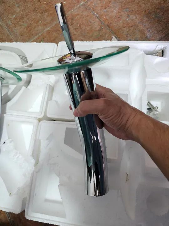 Torneira Monocomando Cascata Bica Alta Black And Decker  - Foto 3