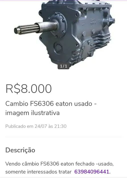Cambio FS6306