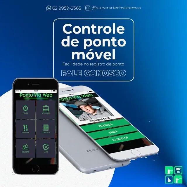 relogio de ponto controlid idclass 671 biometrico e rfid impressora  - Foto 2