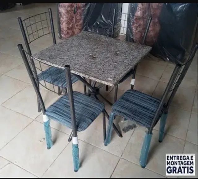 Conjunto de Mesa Novo, Entrega e montagem grátis !! - Foto 2