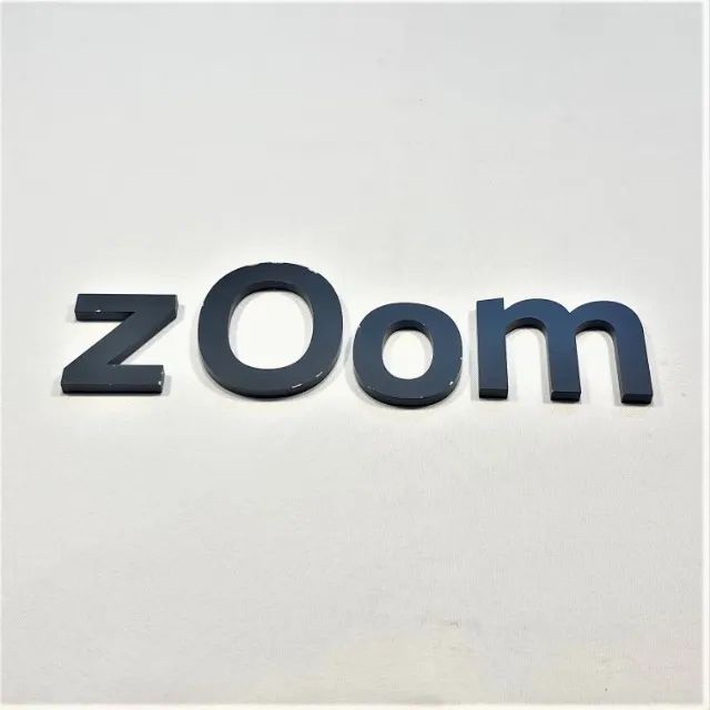 (Aceito cartão) Decoração Letreiro  "zOom" (4 peças) em PVC - Foto 6