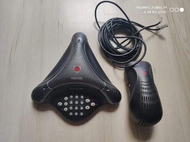 Audioconferência Polycom Voicestation 300 + Fonte