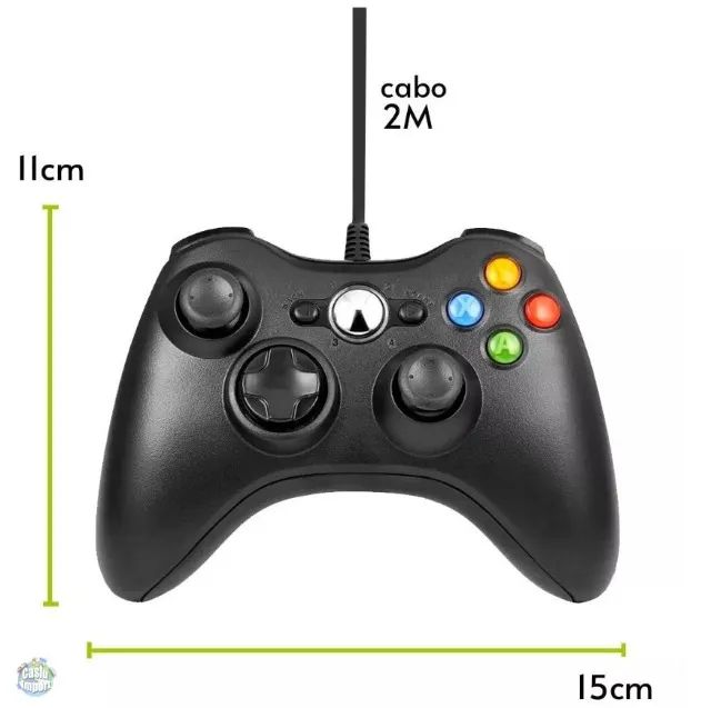 Controle com fio Compatível Com Xbox 360 e slim - Foto 5