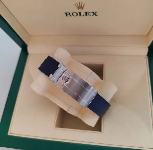 Relógio Rolex Lá Montoya Azul AAA+ - Foto 4
